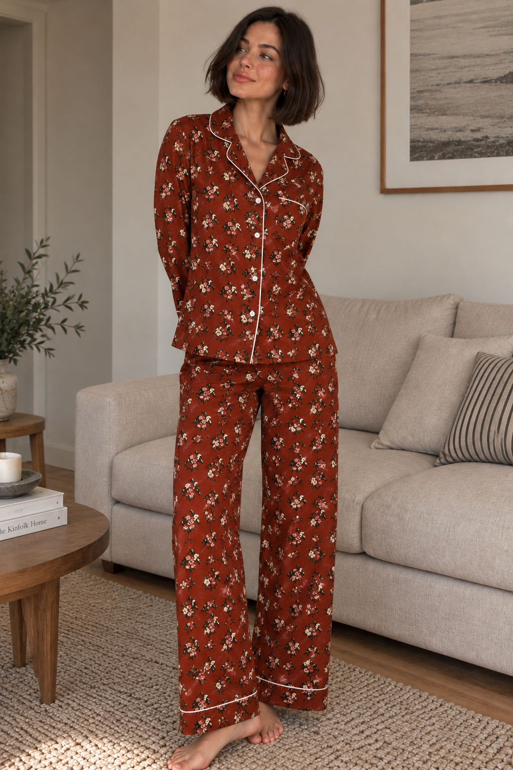 Cinnamon Bloom Pyjama Set
