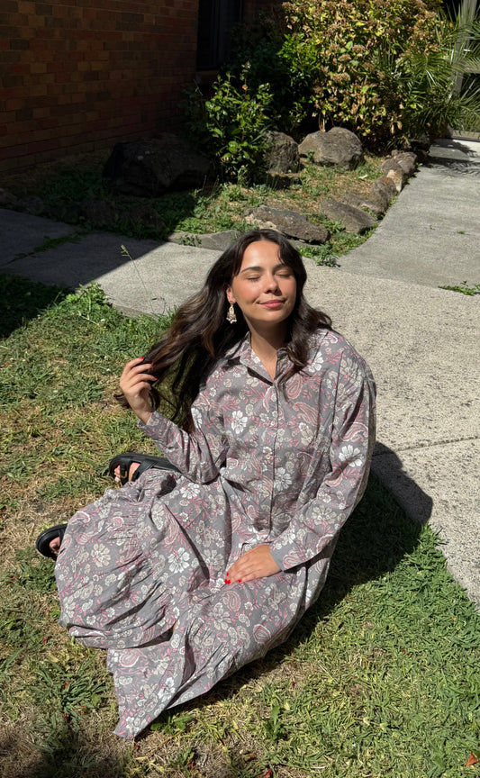 Neoma Sitara Grey Midi