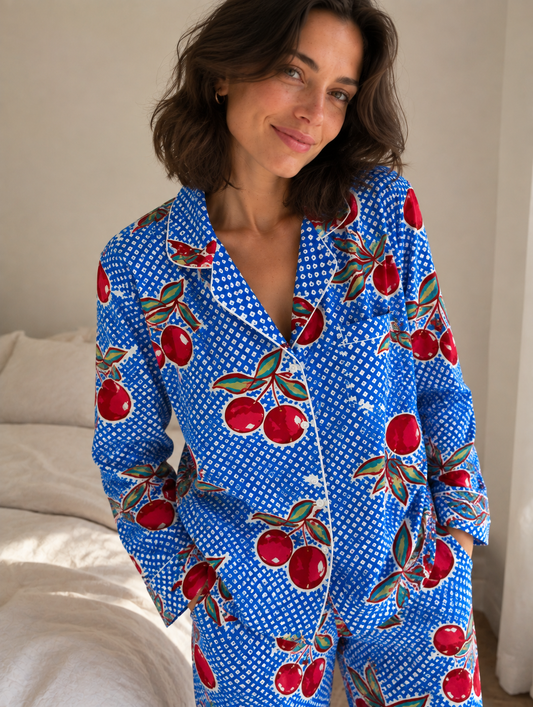 Cherry Pop Cotton Pyjama Set