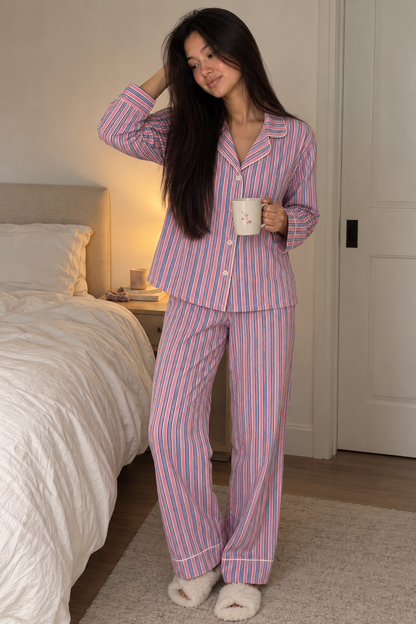 Sunday Stripe Pyjama Set