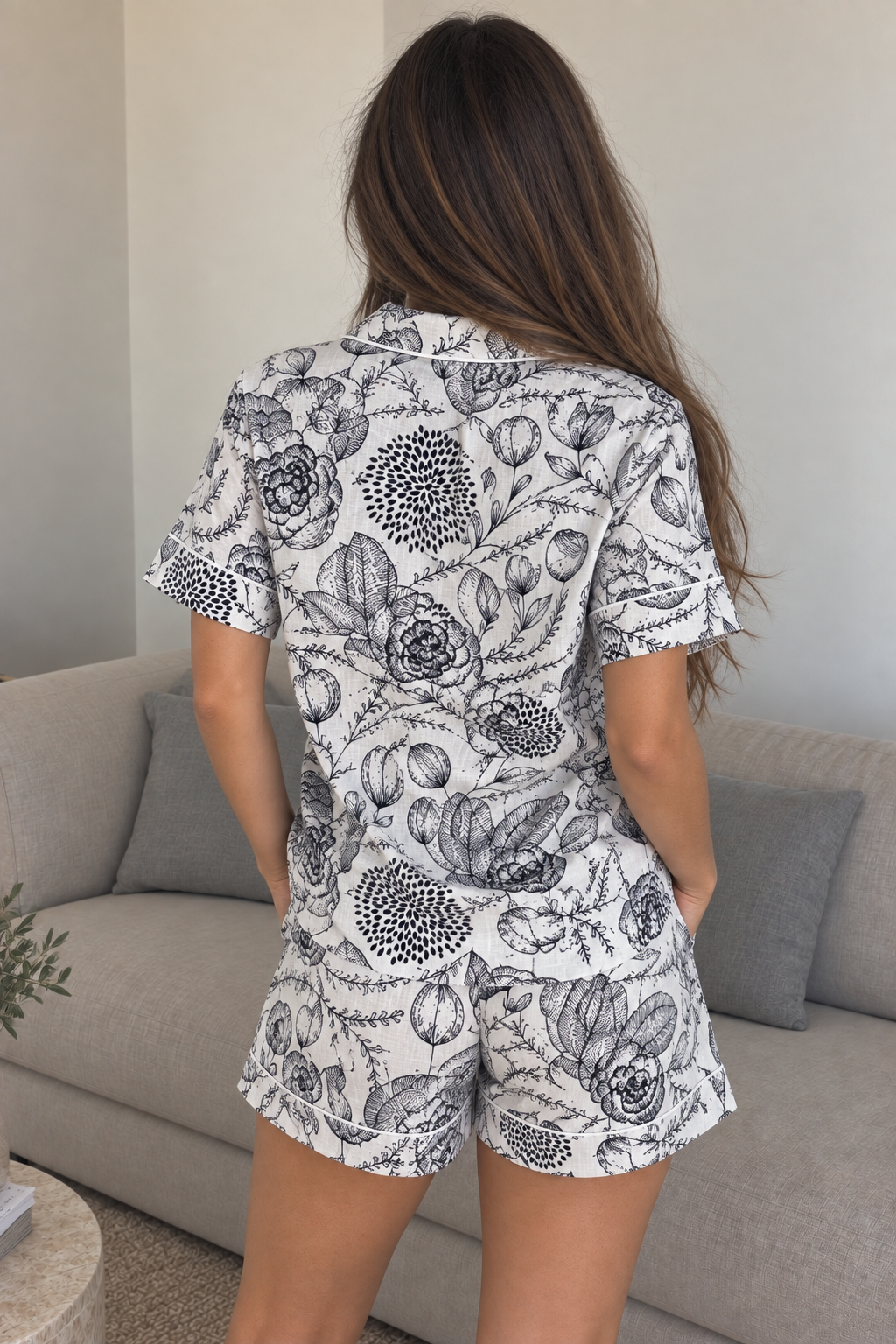 Midnight Garden Short Pyjama Set