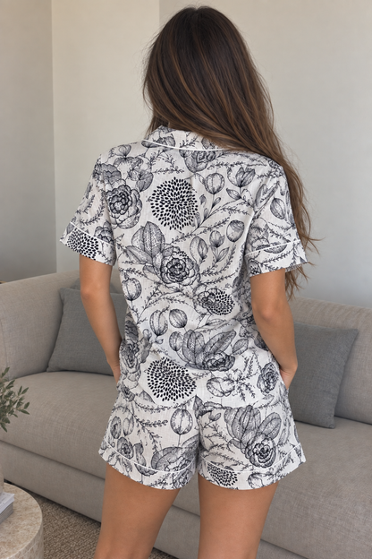 Midnight Garden Short Pyjama Set