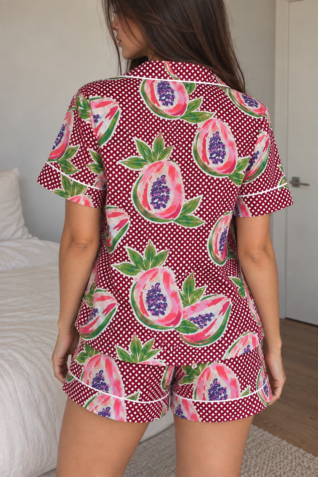 Papaya Pop Short Pyjama Set