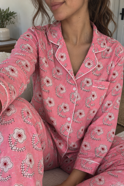 Pink Petal Pyjama Set