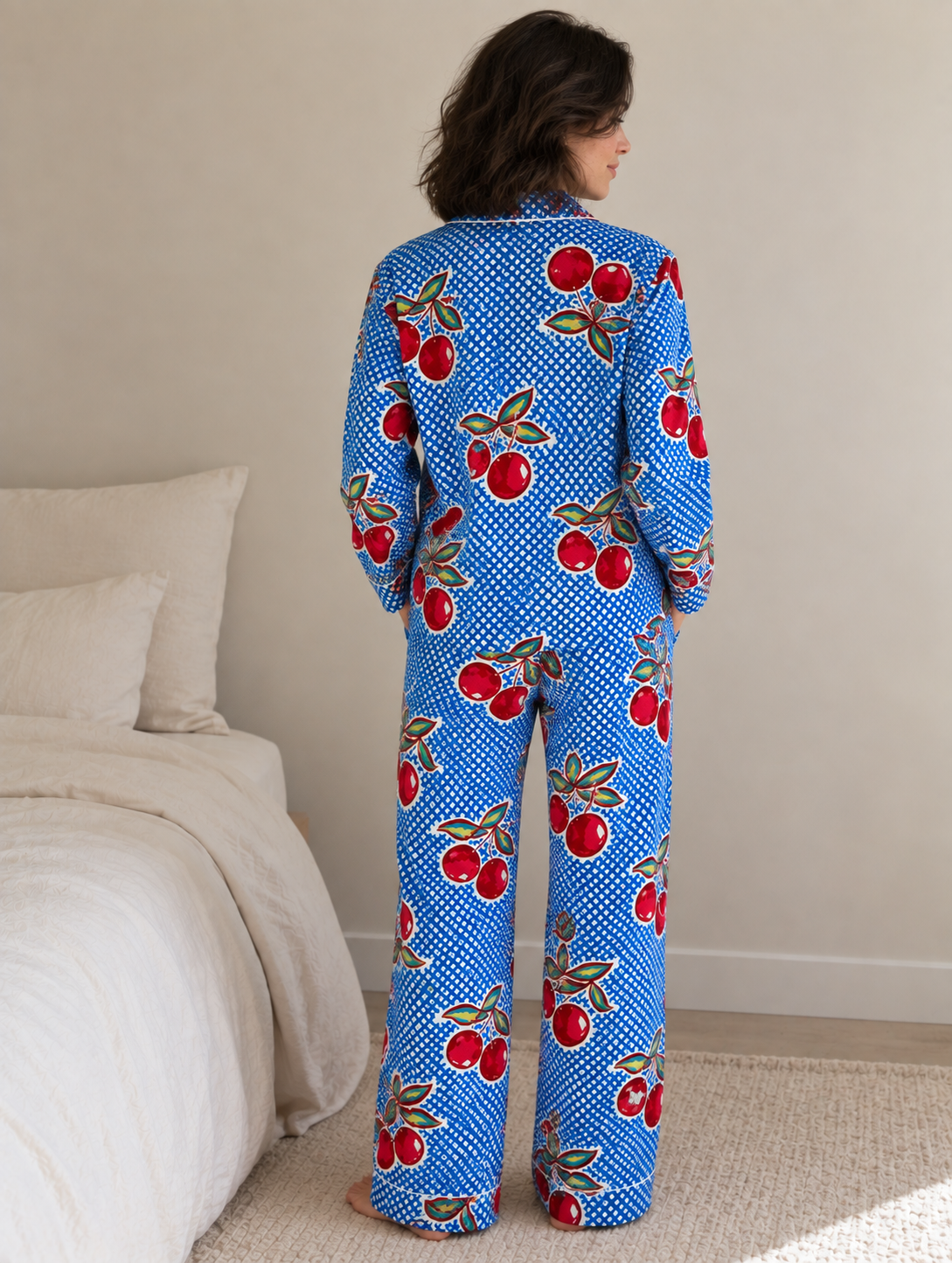 Cherry Pop Cotton Pyjama Set