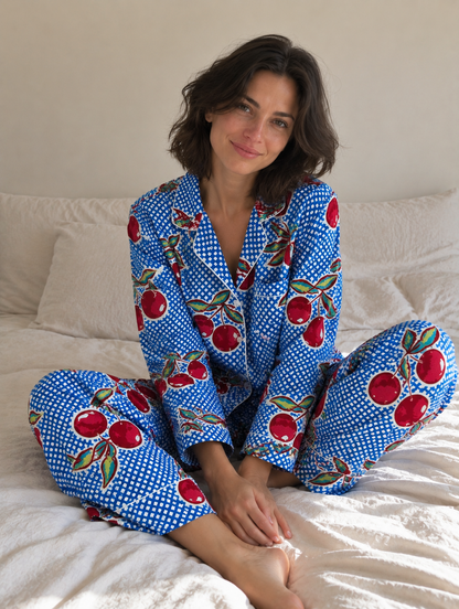 Cherry Pop Cotton Pyjama Set