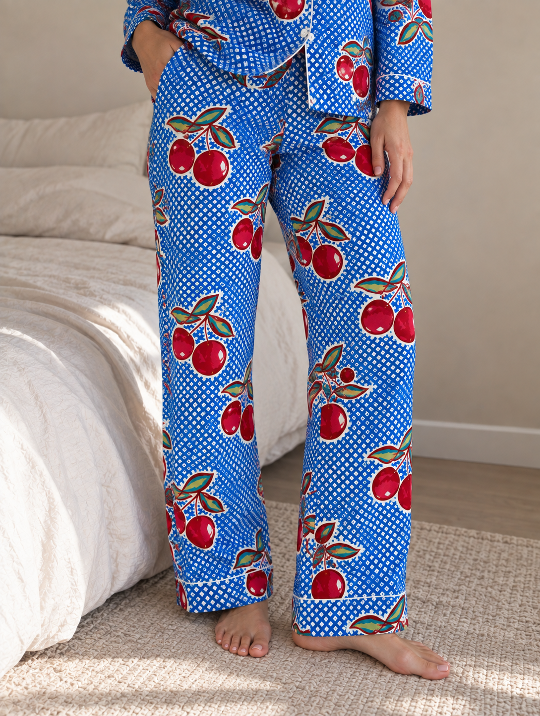 Cherry Pop Cotton Pyjama Set