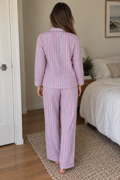 Sunday Stripe Pyjama Set