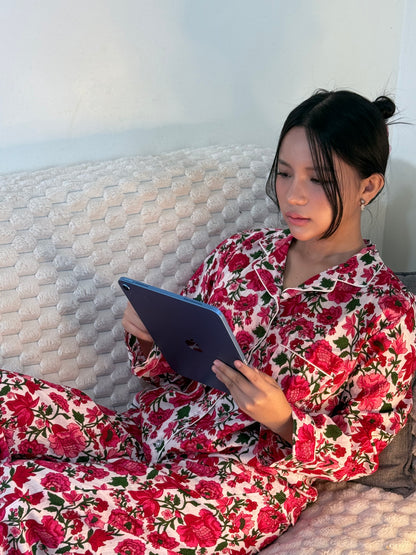 Rosie Bloom Long Pyjama Set