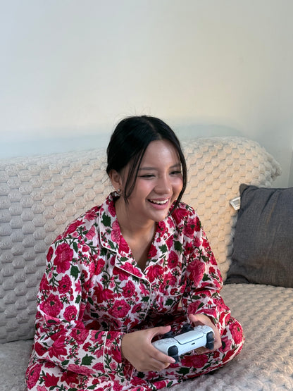 Rosie Bloom Long Pyjama Set