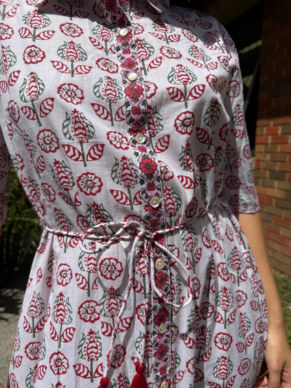 Neoma Rosalie Maxi – Rosewood Print