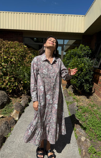 Neoma Sitara Grey Midi