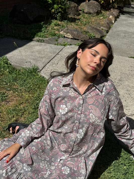 Neoma Sitara Grey Midi