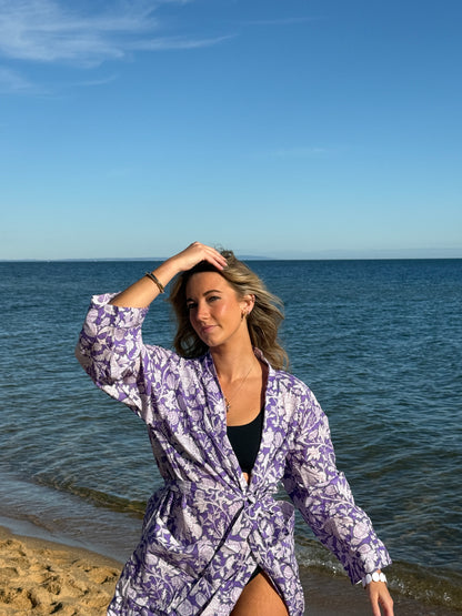 Lavender Tide Kimono