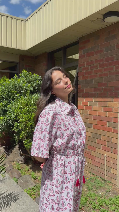 Neoma Rosalie Maxi – Rosewood Print